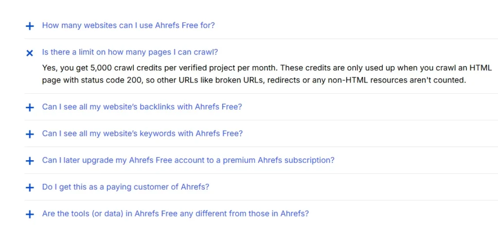 Ahrefs Webmaster Tools