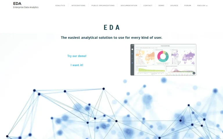 EDA website screenshot