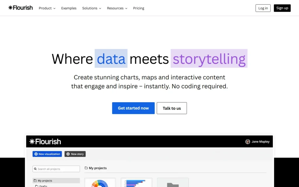 Flourish website screenshot