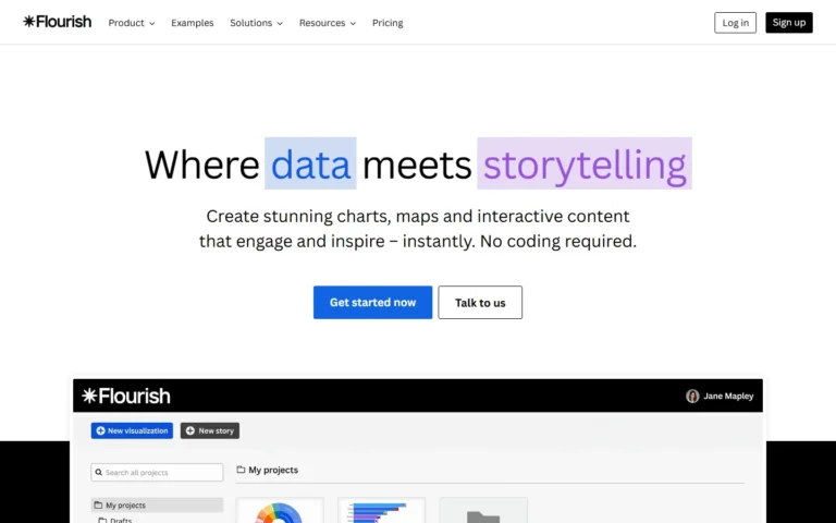 Flourish website screenshot