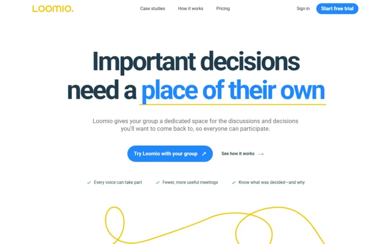 Loomio website screenshot