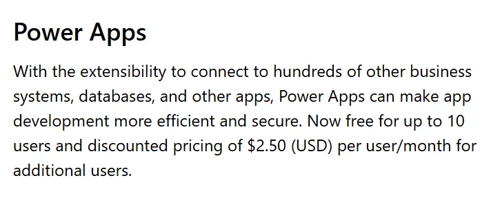Microsoft Power Apps