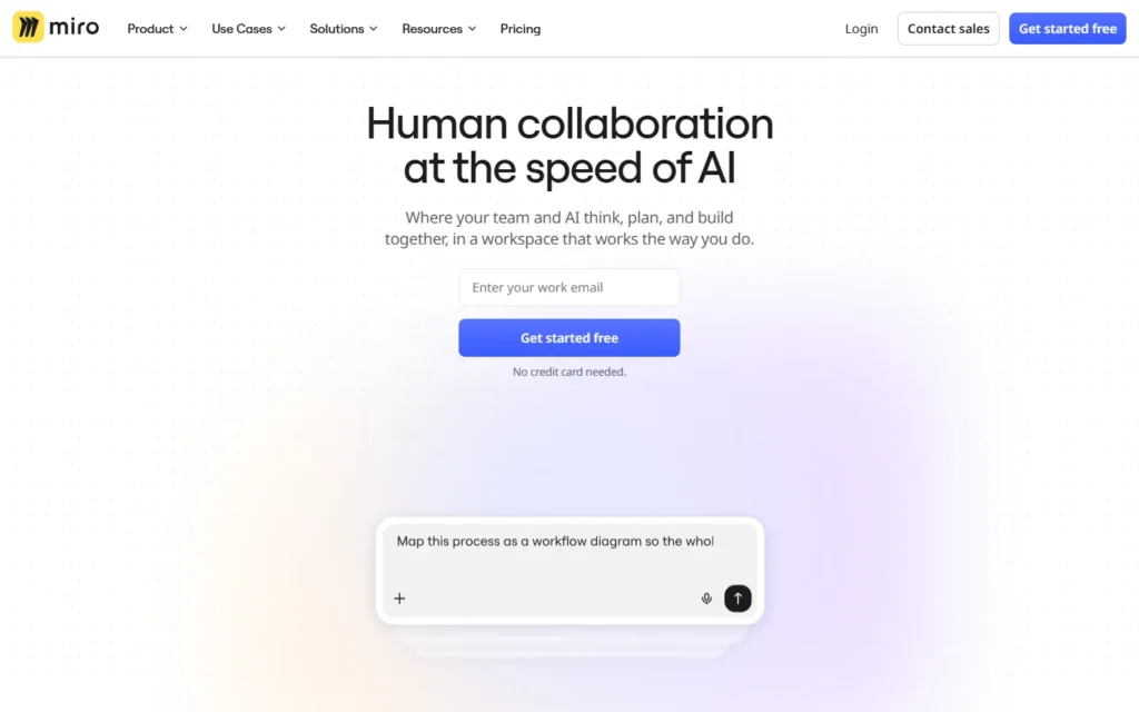 Miro website screenshot