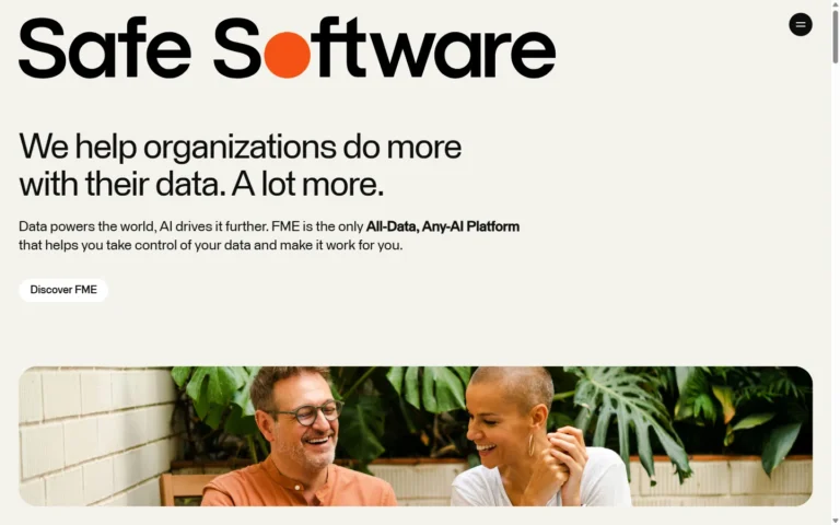 Safe Software website screenshot
