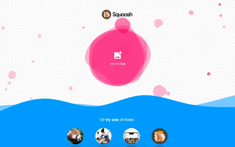 Squoosh website screenshot