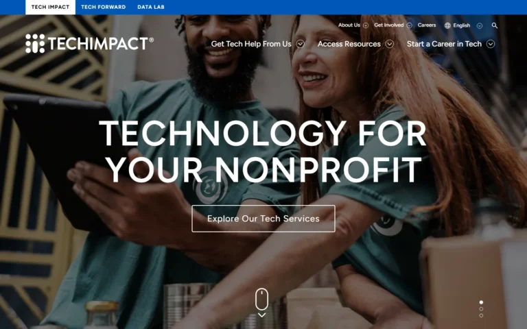 Tech Impact website screenshot