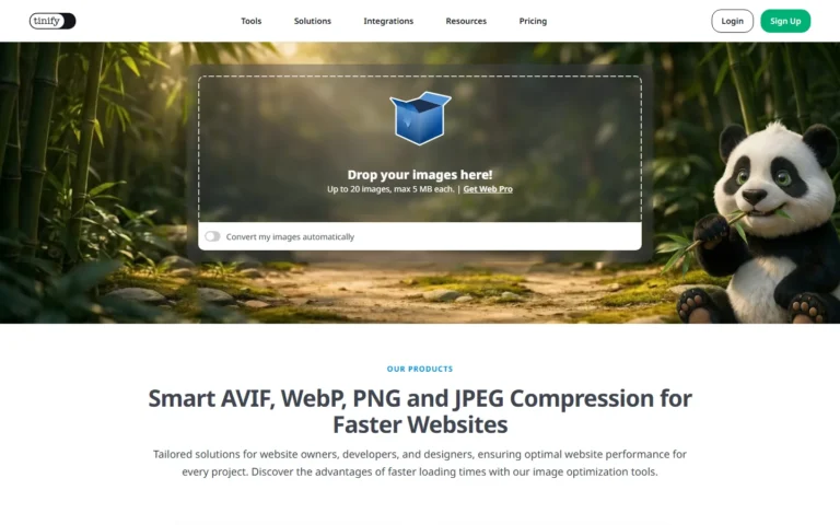 TinyPNG website screenshot